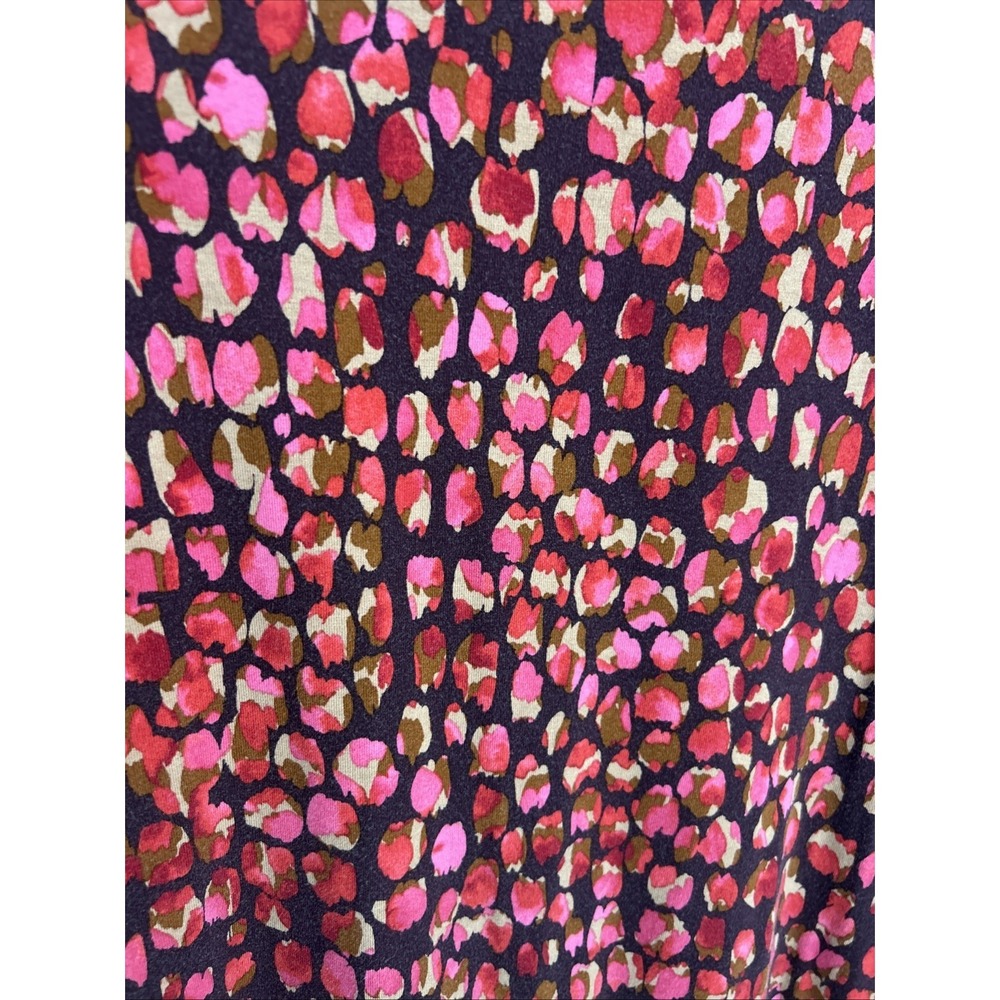CHICO'S Lightweight Long Sleeve Pink/Ted Stretchy Top Size Medium (1) Comfy Soft - Picture 3 of 10